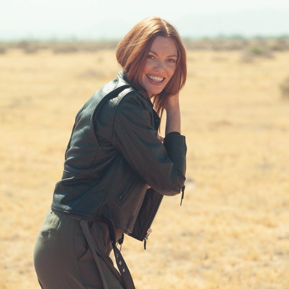 BRAND NEW Classic Women's Leather Motorcycle Jacket -Size M - Picture 10 of 11